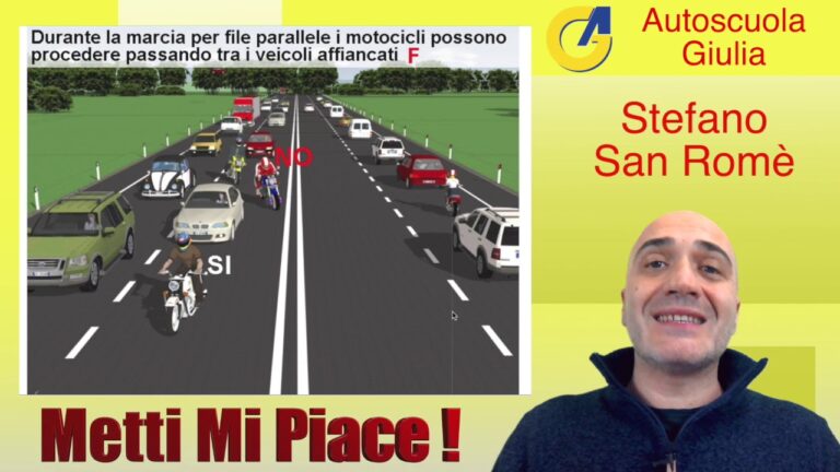 I veicoli a motore e la circolazione in file parallele