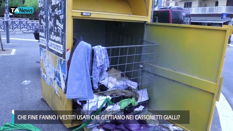 Raccolta abiti usati a Caritas Roma