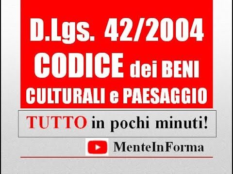 Analisi dell’arte nella Legge 75 DLG 159/11