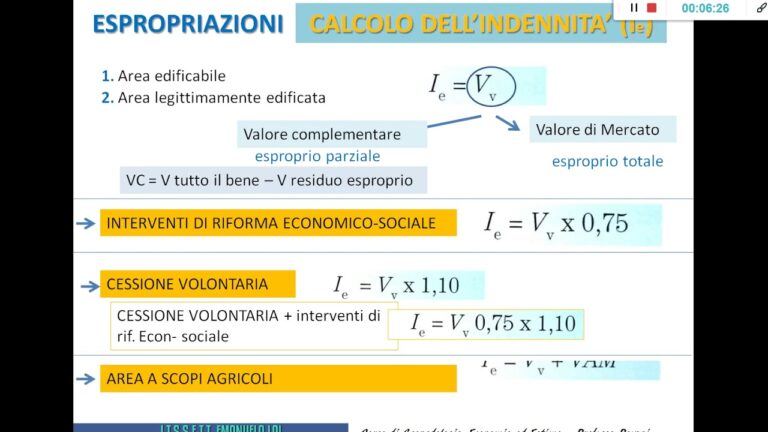 Guida alle indennità per l’esproprio di terreni agricoli