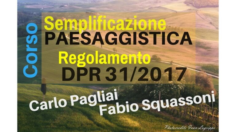 DPR31 17: Normativa per Semplificare Procedure Amministrative
