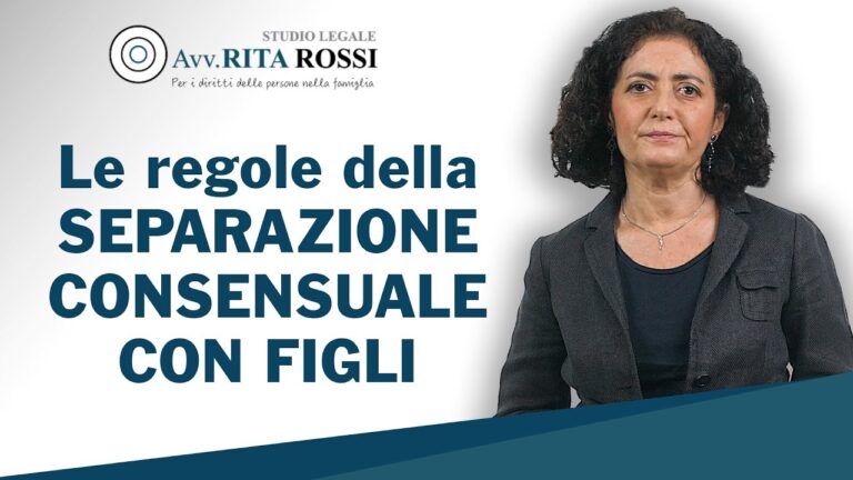 Separazione consensuale con figli maggiorenni: guida completa