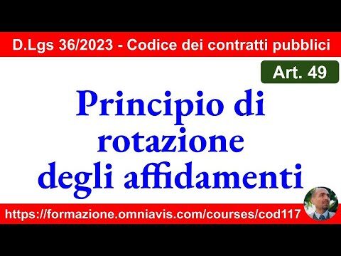 Analisi dell’art. 49 del d.lgs 36/2023: Impatti e Innovazioni