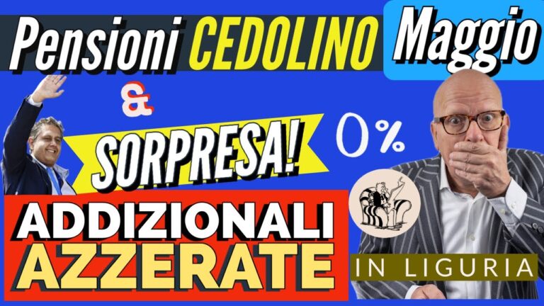 Guida alle Addizionali del Primo Anno di Pensione