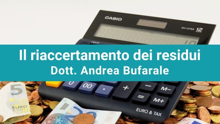 Ottimizzazione del Parere sul Riaccertamento dei Residui