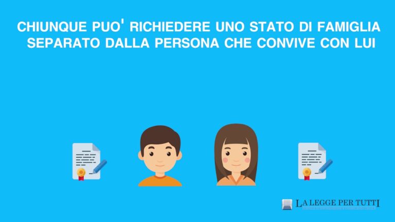 Guida alla Dichiarazione dello Stato di Famiglia Separato