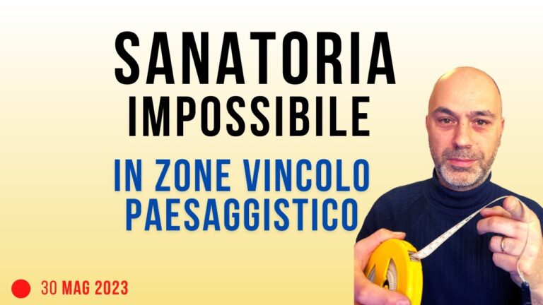 Risanamento del territorio: vincolo paesaggistico e condono edilizio
