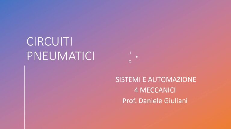 Esercizi svolti su circuiti pneumatici