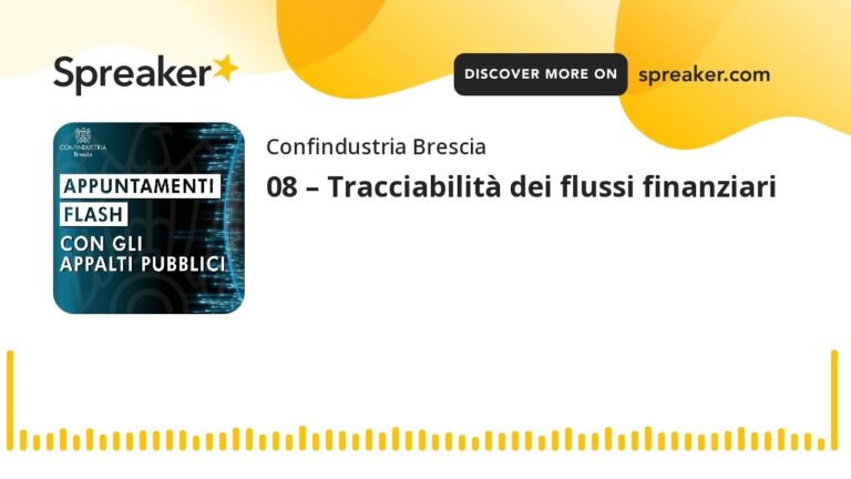 Modello di tracciabilità dei flussi finanziari ottimizzato