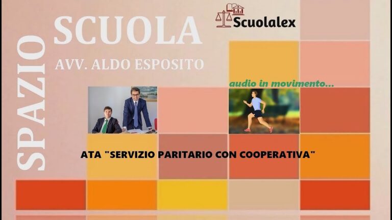 Opportunit&agrave; di Lavoro nelle Scuole tramite Cooperativa