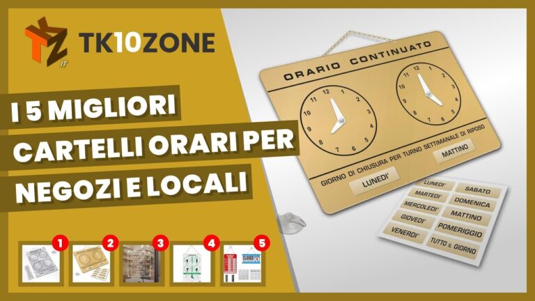Guida ai Cartelli Orario di Apertura: Come Interpretarli
