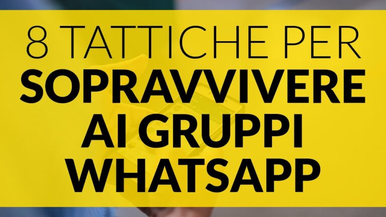 Regolamento ottimizzato per gruppi WhatsApp