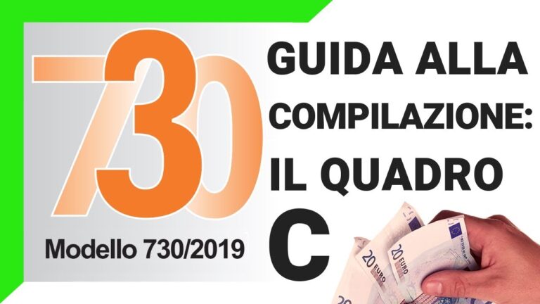 Guida completa al 730 Quadro C1 Tipo 1