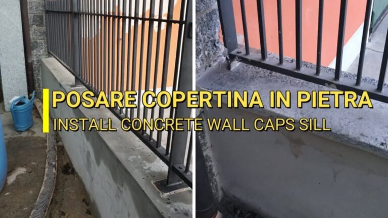 Copertine con Gocciolatoio in Pietra Naturale: Estetica e Funzionalità