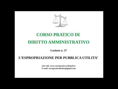 La Procedura di Esproprio per Pubblica Utilit&agrave;