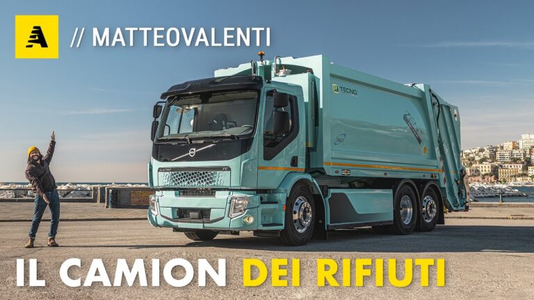 Scena davanti ai cassonetti dei rifiuti urbani