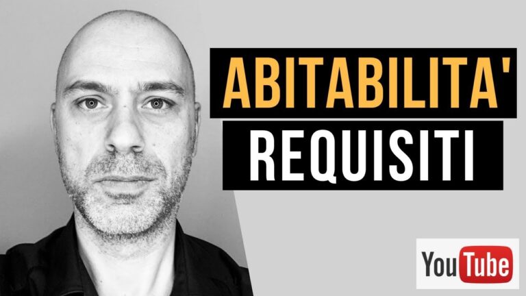 Requisiti di abitabilit&agrave;: tutto quello che devi sapere