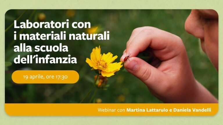 Manipolazione creativa con materiali naturali