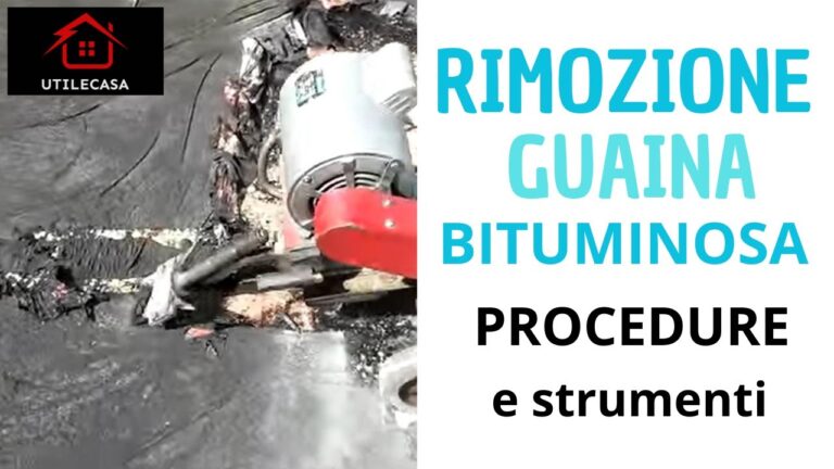 Guida al miglior prezzo per lo smaltimento della guaina bituminosa