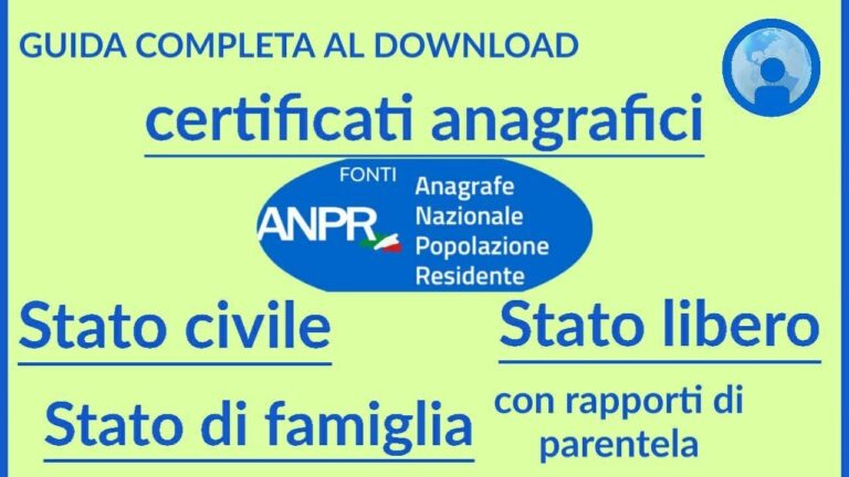 Certificato Stato Libero: Come Ottenerlo Online