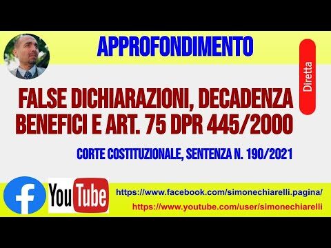 Normativa sull’arte: analisi degli articoli 75 e 76 del DPR 445/2000