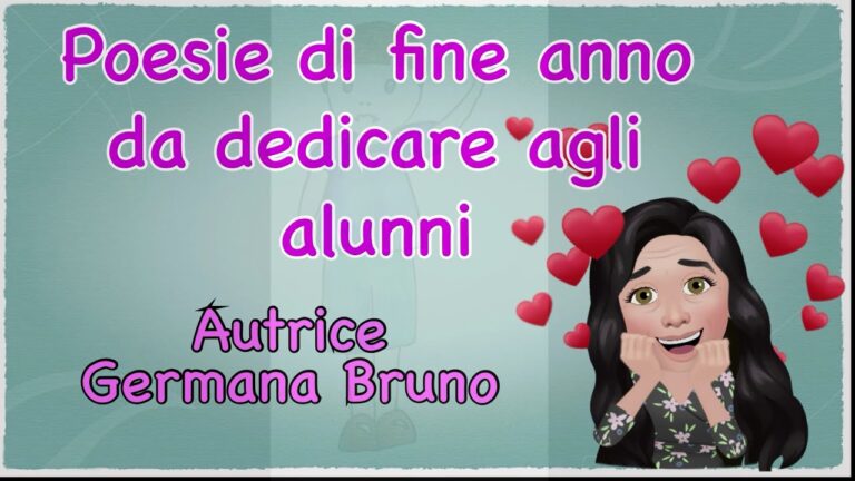 Poesia di Fine Anno per la Scuola dell’Infanzia