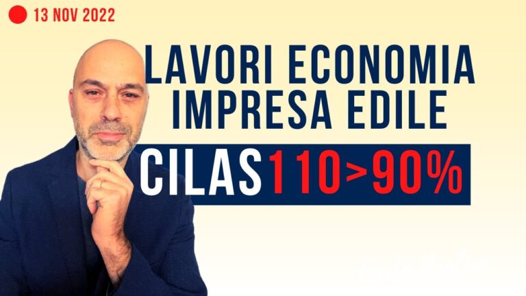 Il ruolo della CILA senza impresa esecutrice