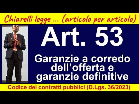 L’Art. 53 del Nuovo Codice Appalti: Impatti e Novità