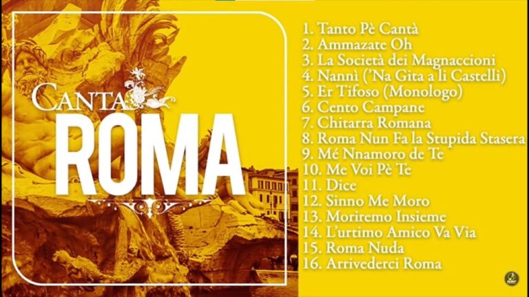 Le migliori canzoni dedicate a Roma