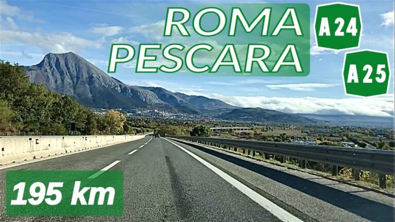 Le migliori uscite autostradali tra Roma e Pescara