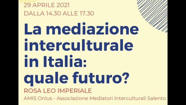 Mediatore Culturale: Opportunit&agrave; di Lavoro a Roma