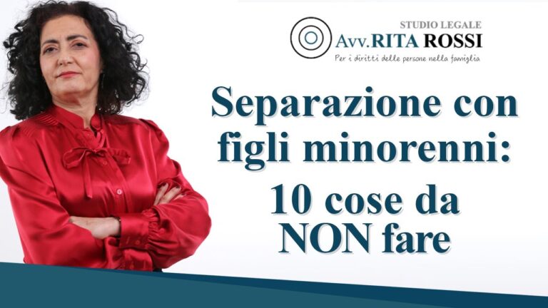Come separarsi con figli: guida pratica