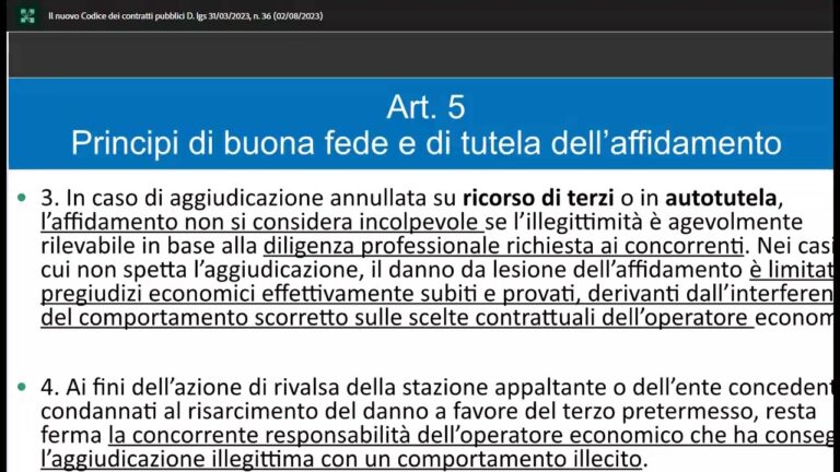 La normativa sull’arte: art. 65 c.2/a dlgs 36/2023