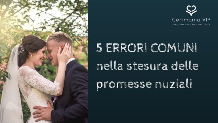 Guida alla Promessa di Matrimonio Civile