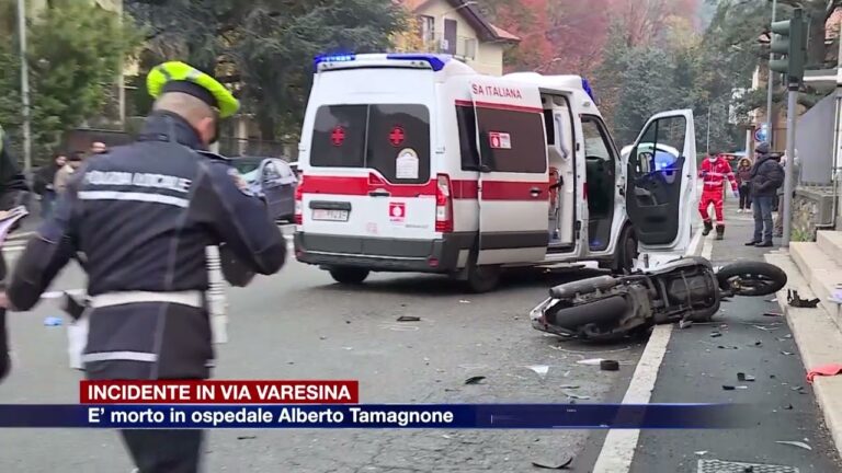 Alberto Tamagnone Coinvolto in Incidente Stradale