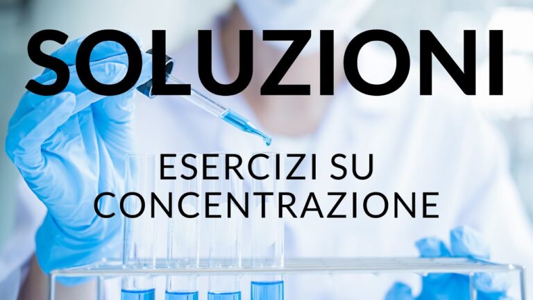 Guida agli esercizi sulle concentrazioni percentuali