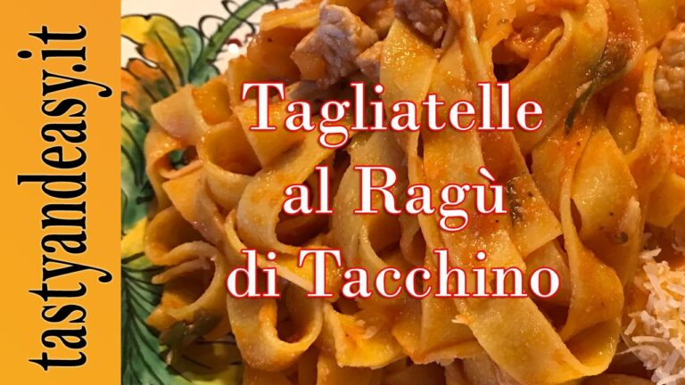 Ricetta deliziosa: rag&ugrave; di tacchino in bianco