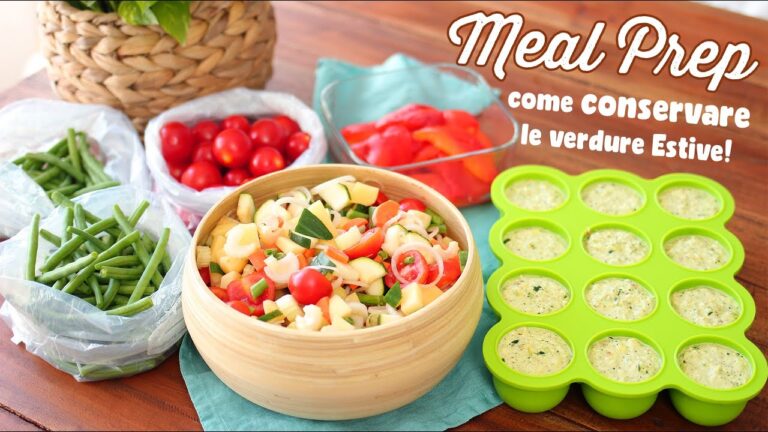 Menu settimanali estivi: idee fresche e leggere