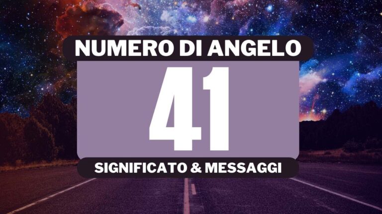 Il Significato Angelico del Numero 41