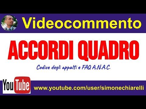 Guida all’Accordo Quadro nel Codice degli Appalti