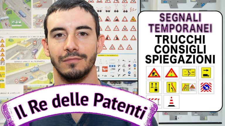 Il segnale con fondo giallo: quando indicato per lavori