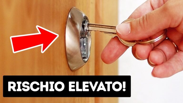 Lasciare le chiavi nella serratura: rischi e soluzioni