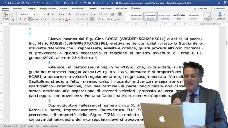 Fac Simile di Denuncia per Malasanit&agrave;: Guida Pratica