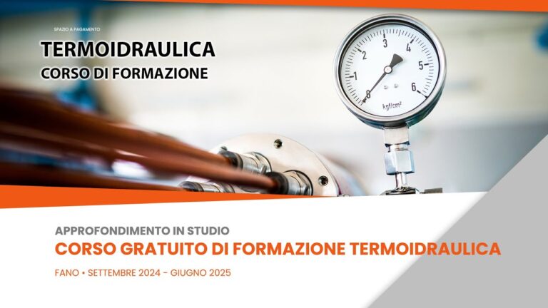 Corso Termoidraulico Online Gratuito: Impara e Certificati