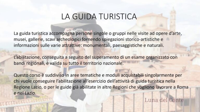 Corso di Formazione per Guide Turistiche a Roma