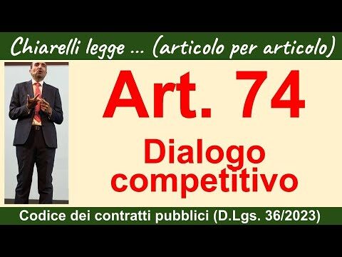 Dialogo Competitivo nel Nuovo Codice Appalti: Opportunit&agrave; e Sfide