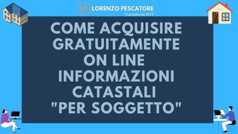 Ricerca Immobili tramite Codice Fiscale
