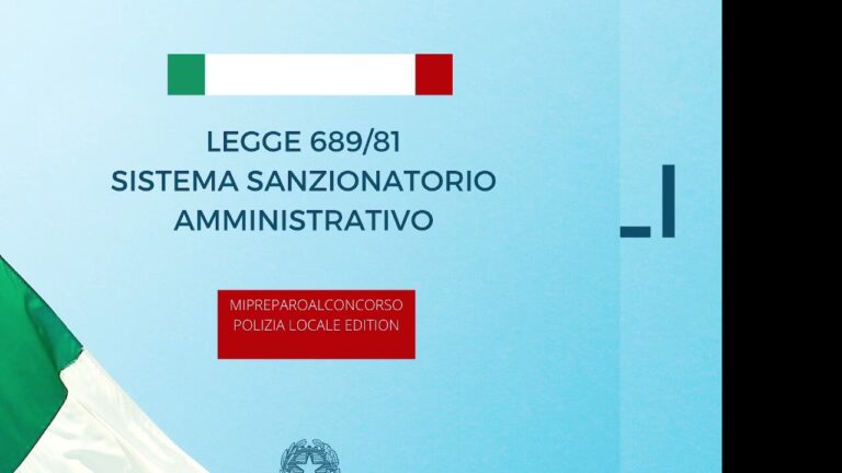 Schema della Legge 689/81: Guida Essenziale