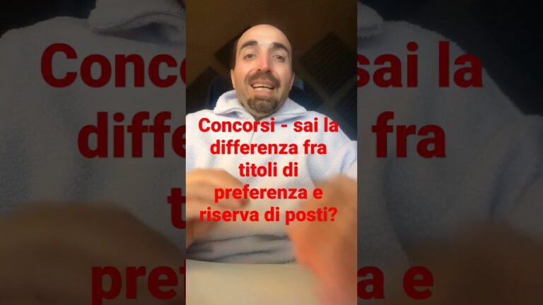 Titoli Preferenziali nei Concorsi: Strategie e Vantaggi