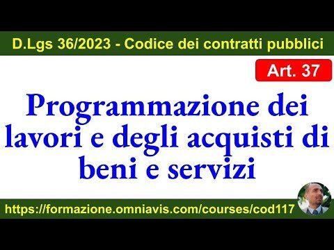 Ottimizzazione del Programma Triennale per l’Acquisto di Beni e Servizi secondo il Nuovo Codice
